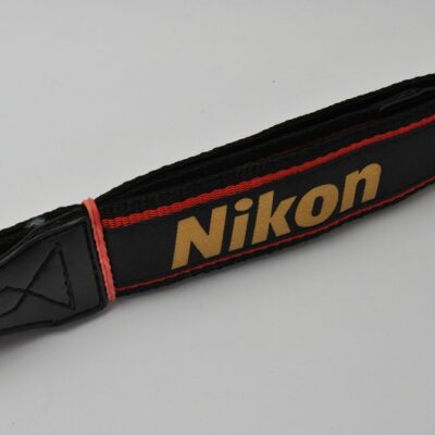 Nikon Schulterriemen Rot-Schwarz - breit - TOP -