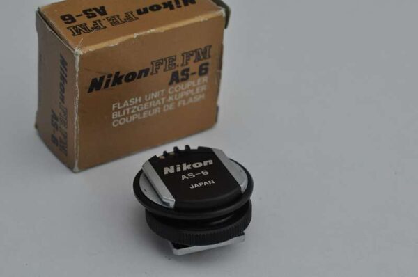 Nikon Blitzadapter AS-6 für die Nikon FE/FM - Zustand A/A+